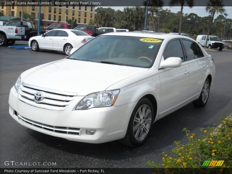 Blizzard White Pearl / Ivory 2007 Toyota Avalon Limited