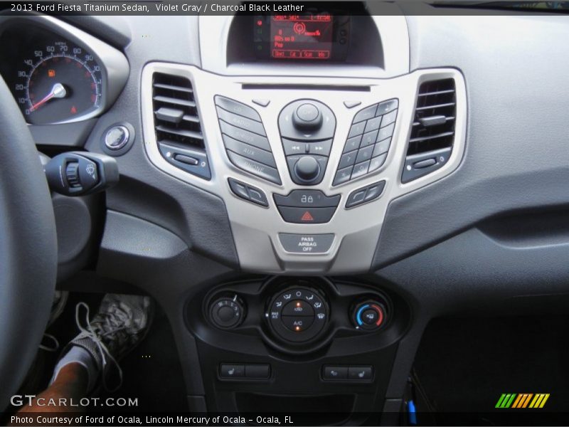 Controls of 2013 Fiesta Titanium Sedan