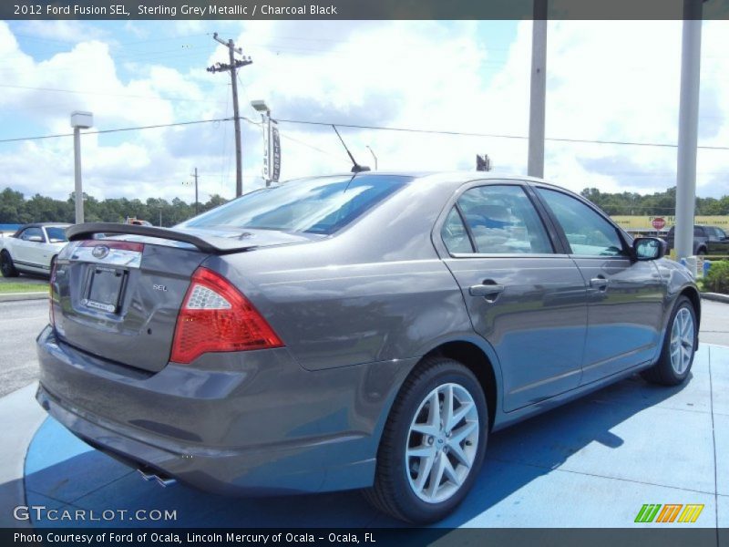 Sterling Grey Metallic / Charcoal Black 2012 Ford Fusion SEL