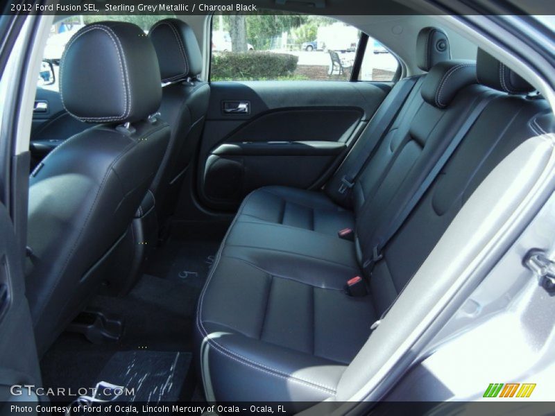 Sterling Grey Metallic / Charcoal Black 2012 Ford Fusion SEL