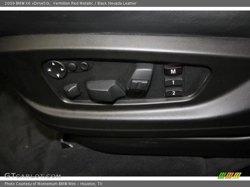 Vermilion Red Metallic / Black Nevada Leather 2009 BMW X6 xDrive50i