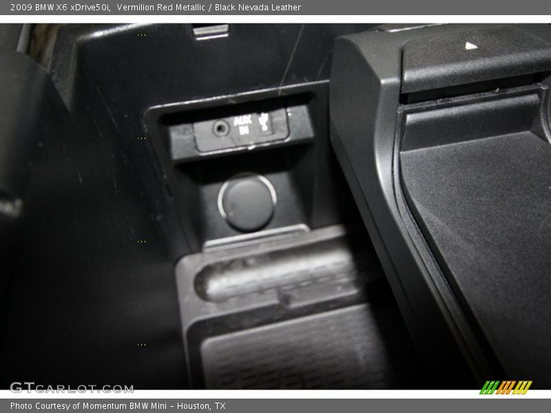 Vermilion Red Metallic / Black Nevada Leather 2009 BMW X6 xDrive50i