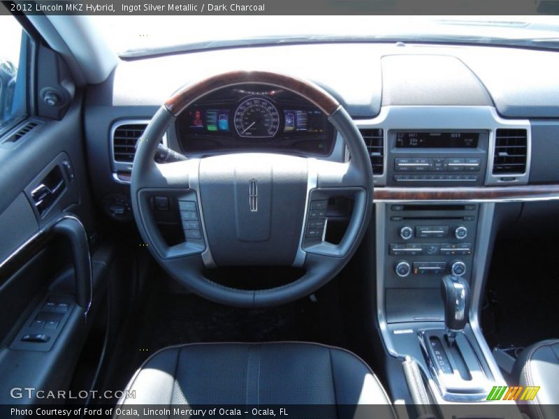 Ingot Silver Metallic / Dark Charcoal 2012 Lincoln MKZ Hybrid