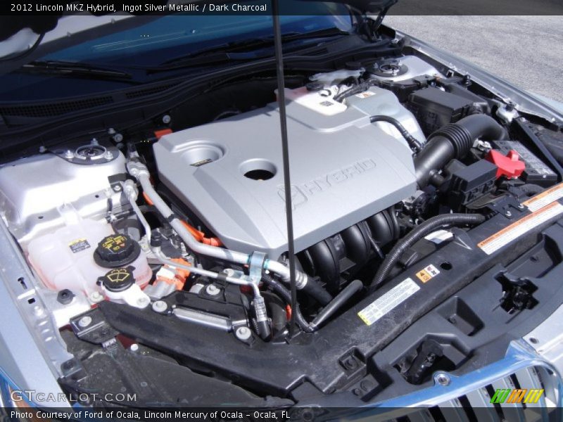 Ingot Silver Metallic / Dark Charcoal 2012 Lincoln MKZ Hybrid