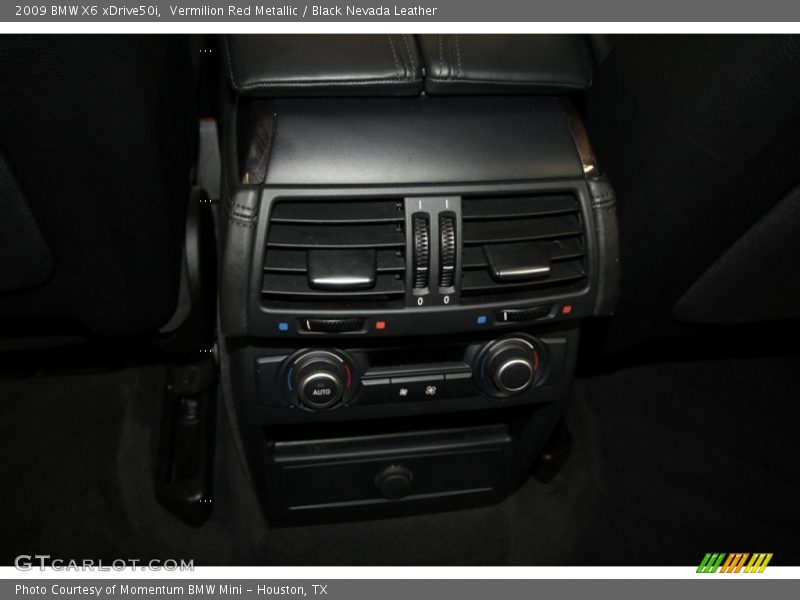 Vermilion Red Metallic / Black Nevada Leather 2009 BMW X6 xDrive50i