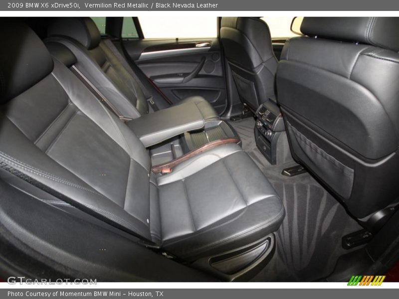 Vermilion Red Metallic / Black Nevada Leather 2009 BMW X6 xDrive50i