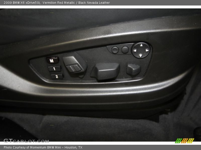 Vermilion Red Metallic / Black Nevada Leather 2009 BMW X6 xDrive50i