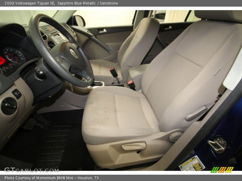 Sapphire Blue Metallic / Sandstone 2009 Volkswagen Tiguan SE