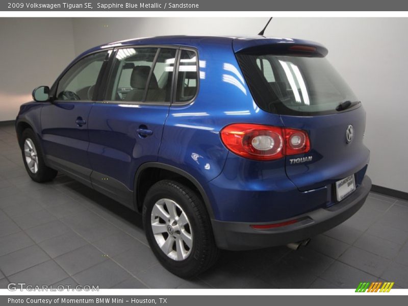 Sapphire Blue Metallic / Sandstone 2009 Volkswagen Tiguan SE