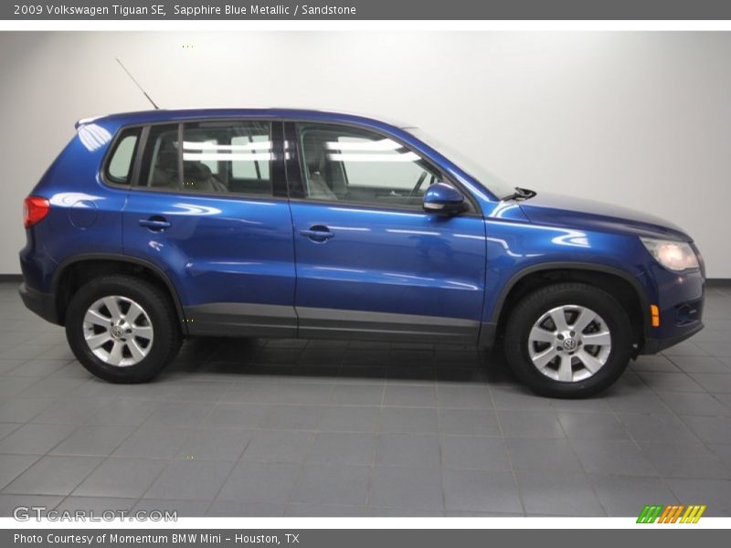 Sapphire Blue Metallic / Sandstone 2009 Volkswagen Tiguan SE