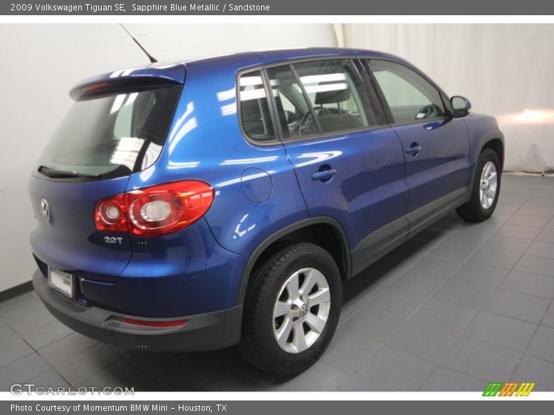 Sapphire Blue Metallic / Sandstone 2009 Volkswagen Tiguan SE