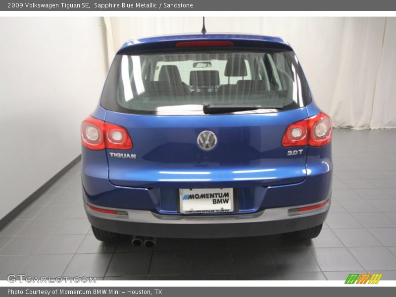 Sapphire Blue Metallic / Sandstone 2009 Volkswagen Tiguan SE