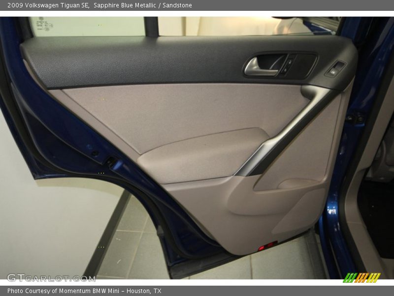 Sapphire Blue Metallic / Sandstone 2009 Volkswagen Tiguan SE