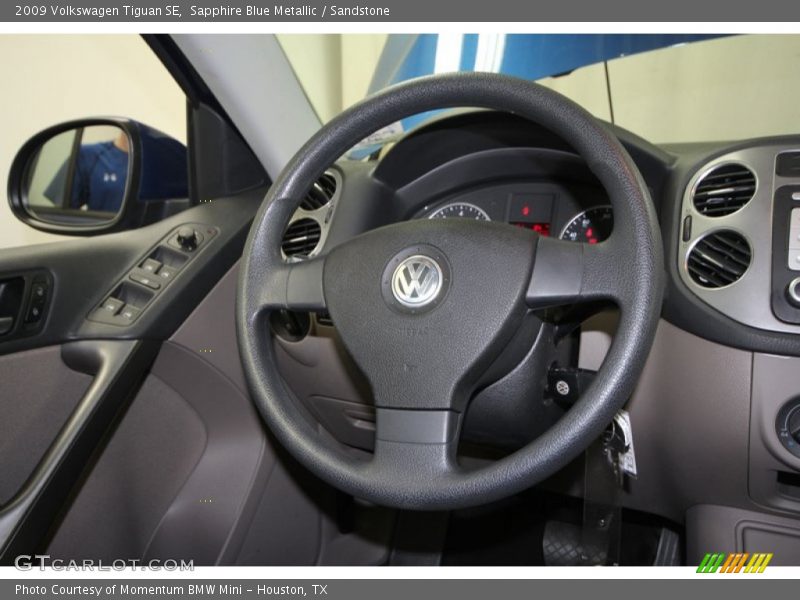 Sapphire Blue Metallic / Sandstone 2009 Volkswagen Tiguan SE