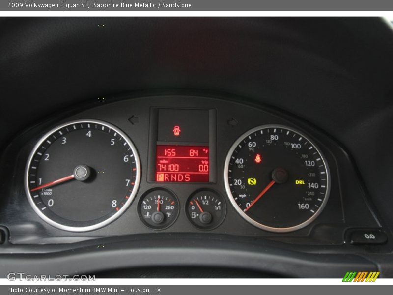 Sapphire Blue Metallic / Sandstone 2009 Volkswagen Tiguan SE