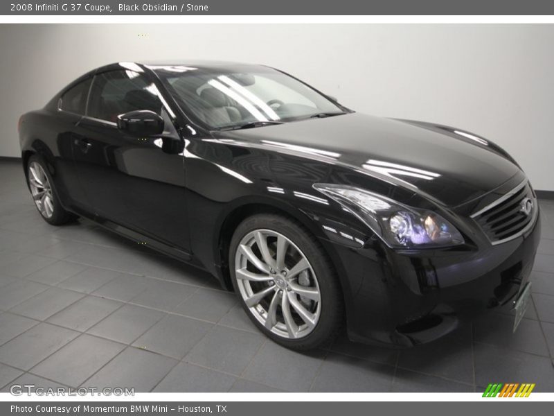 Black Obsidian / Stone 2008 Infiniti G 37 Coupe