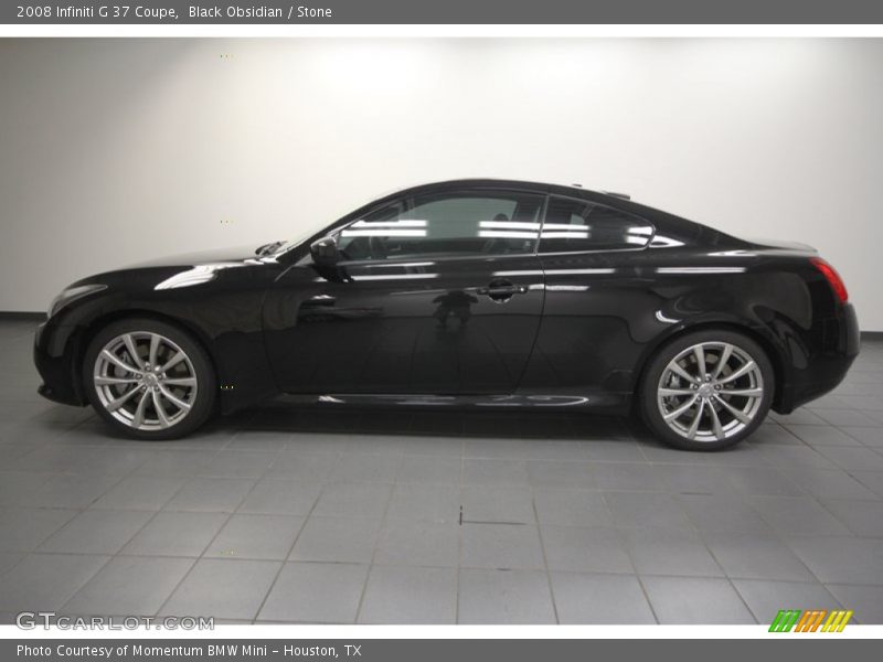 Black Obsidian / Stone 2008 Infiniti G 37 Coupe
