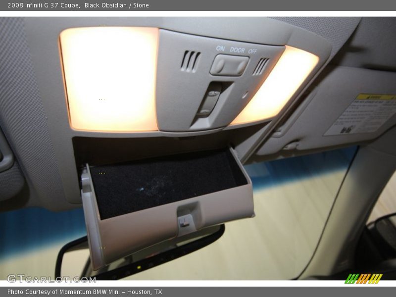 Black Obsidian / Stone 2008 Infiniti G 37 Coupe