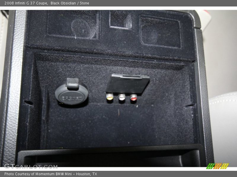 Black Obsidian / Stone 2008 Infiniti G 37 Coupe