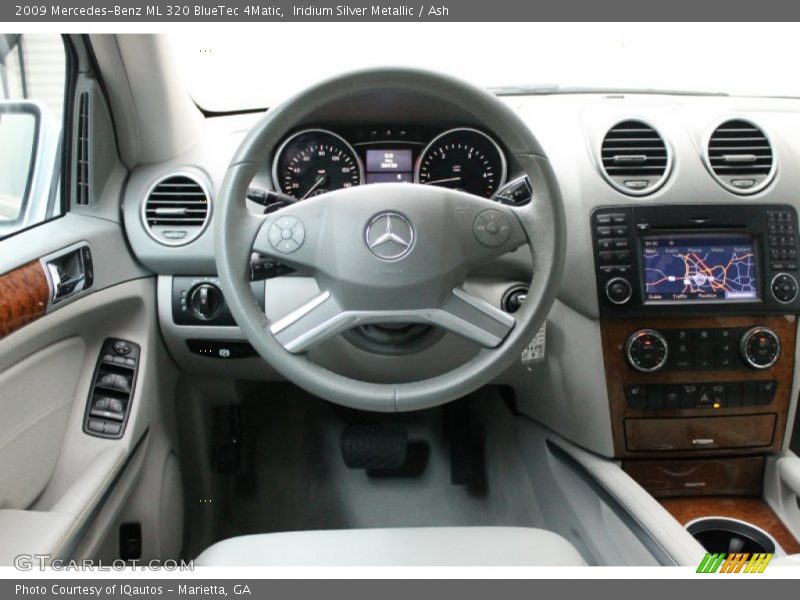 Iridium Silver Metallic / Ash 2009 Mercedes-Benz ML 320 BlueTec 4Matic