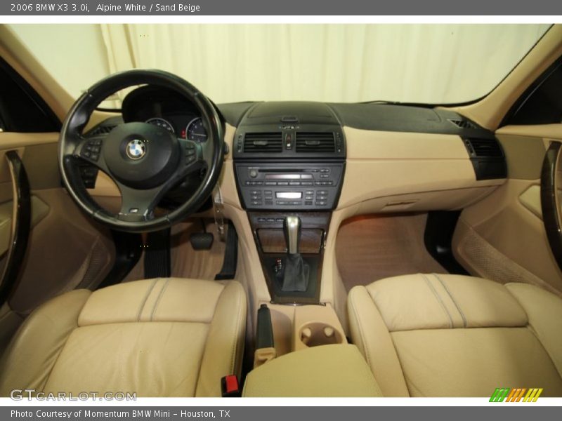 Alpine White / Sand Beige 2006 BMW X3 3.0i
