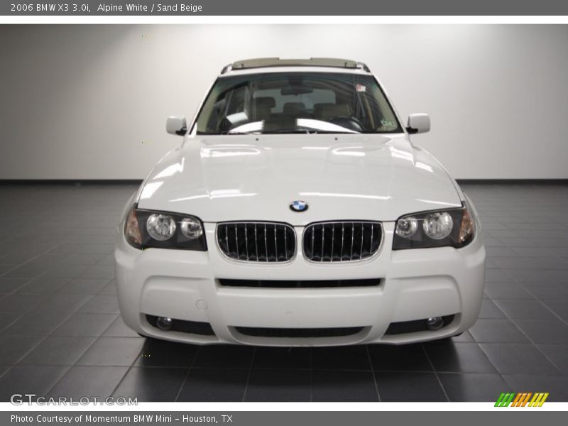 Alpine White / Sand Beige 2006 BMW X3 3.0i