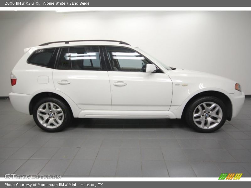 Alpine White / Sand Beige 2006 BMW X3 3.0i