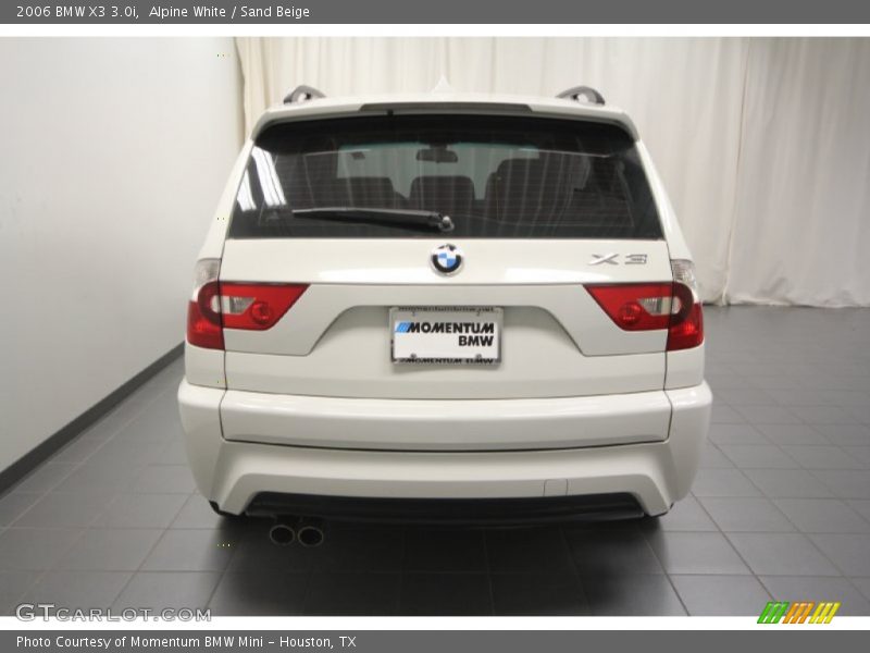 Alpine White / Sand Beige 2006 BMW X3 3.0i