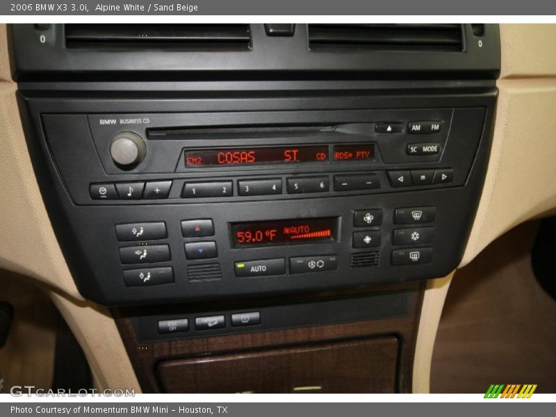 Alpine White / Sand Beige 2006 BMW X3 3.0i