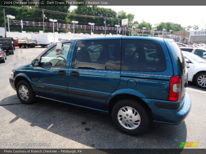 Dark Tropic Teal Metallic / Medium Gray 2004 Chevrolet Venture LS