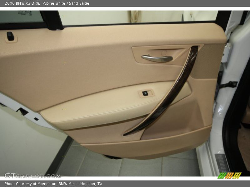 Alpine White / Sand Beige 2006 BMW X3 3.0i