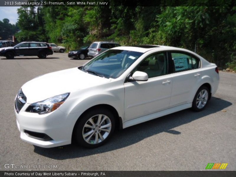 Satin White Pearl / Ivory 2013 Subaru Legacy 2.5i Premium