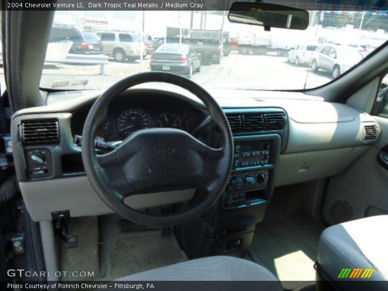 Dark Tropic Teal Metallic / Medium Gray 2004 Chevrolet Venture LS