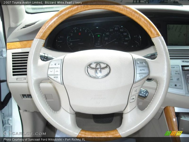 Blizzard White Pearl / Ivory 2007 Toyota Avalon Limited