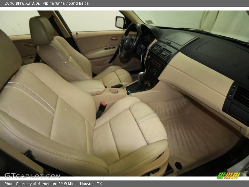 Alpine White / Sand Beige 2006 BMW X3 3.0i