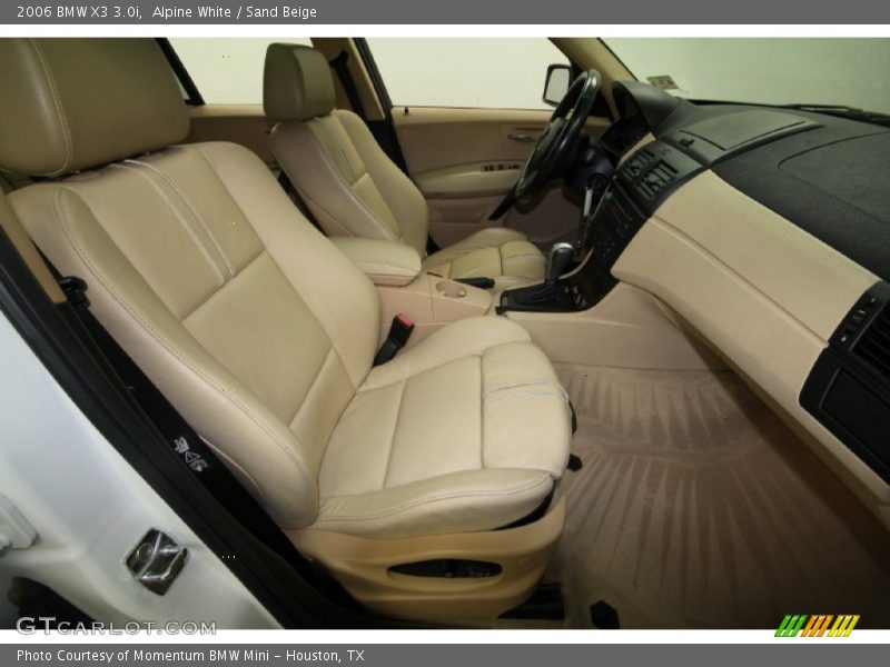 Alpine White / Sand Beige 2006 BMW X3 3.0i