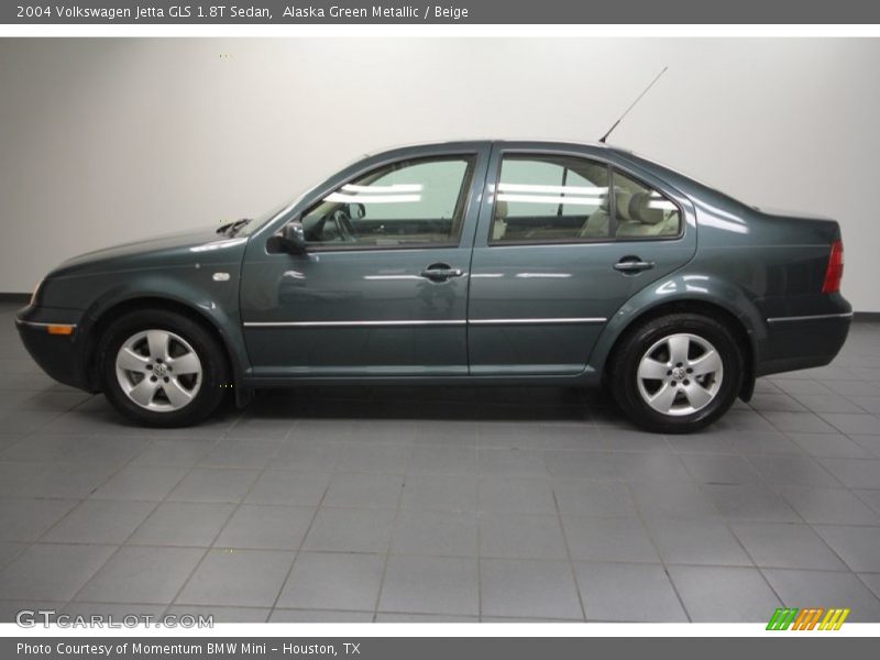 Alaska Green Metallic / Beige 2004 Volkswagen Jetta GLS 1.8T Sedan