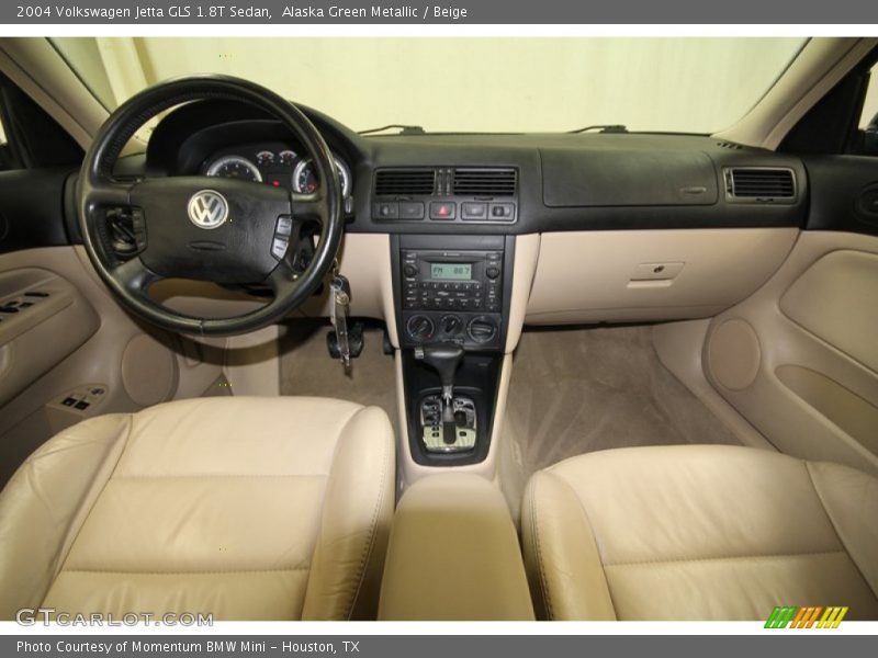 Alaska Green Metallic / Beige 2004 Volkswagen Jetta GLS 1.8T Sedan