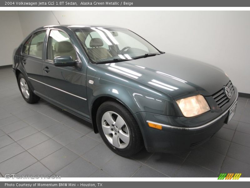Alaska Green Metallic / Beige 2004 Volkswagen Jetta GLS 1.8T Sedan