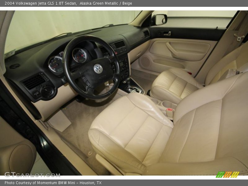 Alaska Green Metallic / Beige 2004 Volkswagen Jetta GLS 1.8T Sedan
