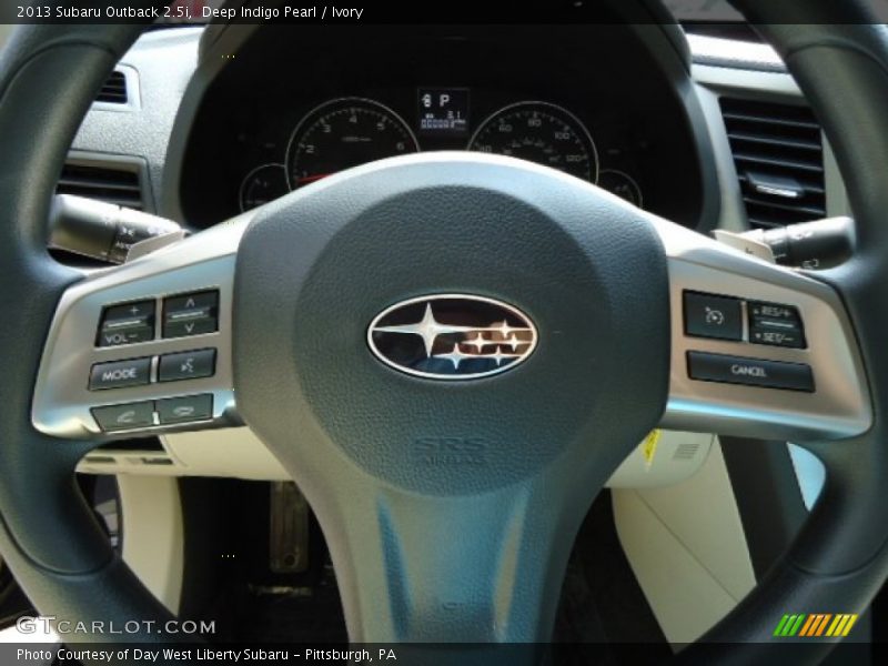 Deep Indigo Pearl / Ivory 2013 Subaru Outback 2.5i