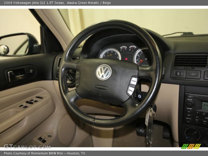 Alaska Green Metallic / Beige 2004 Volkswagen Jetta GLS 1.8T Sedan