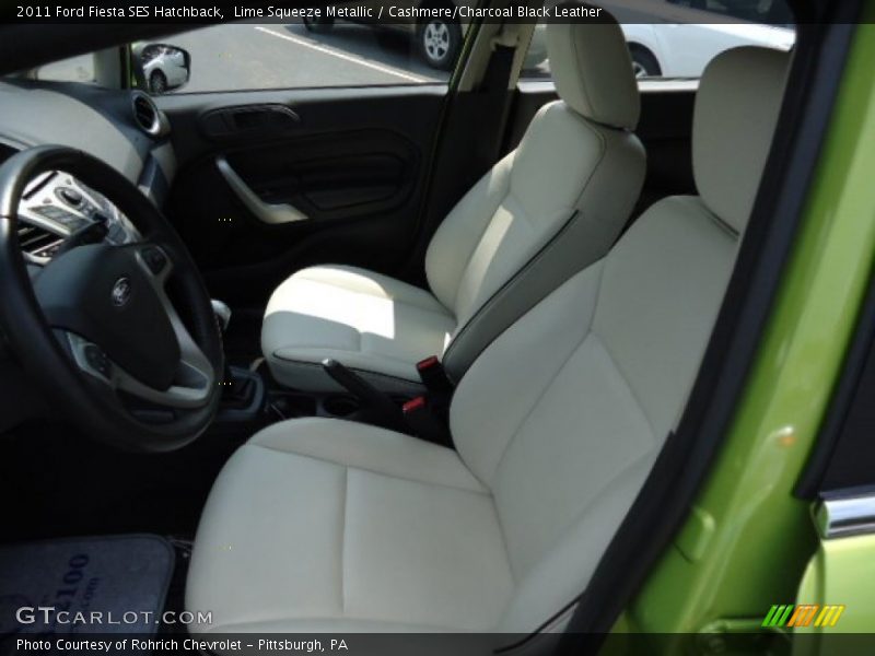 Front Seat of 2011 Fiesta SES Hatchback