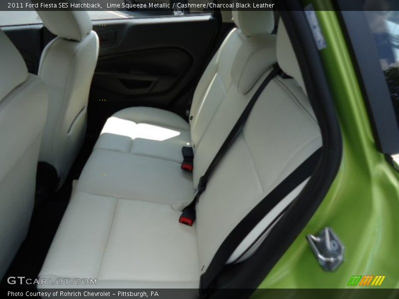 Rear Seat of 2011 Fiesta SES Hatchback