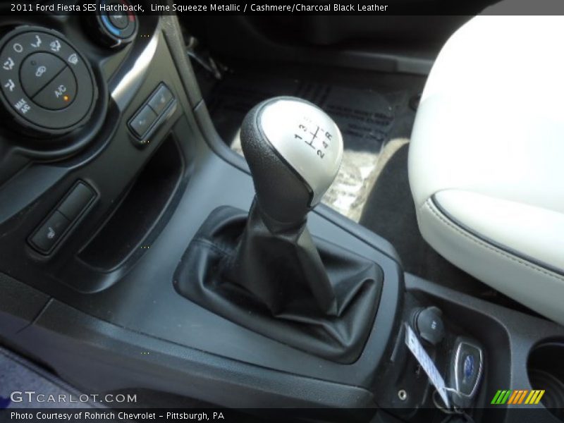  2011 Fiesta SES Hatchback 5 Speed Manual Shifter
