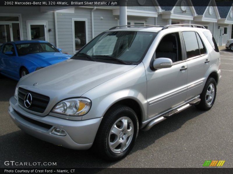 Brilliant Silver Metallic / Ash 2002 Mercedes-Benz ML 320 4Matic