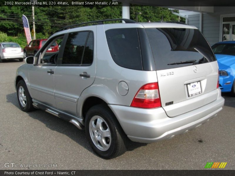 Brilliant Silver Metallic / Ash 2002 Mercedes-Benz ML 320 4Matic