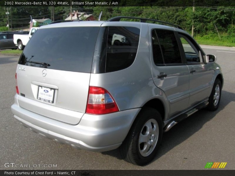 Brilliant Silver Metallic / Ash 2002 Mercedes-Benz ML 320 4Matic