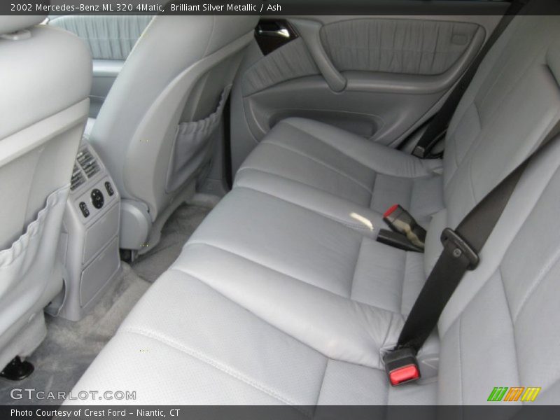 Brilliant Silver Metallic / Ash 2002 Mercedes-Benz ML 320 4Matic