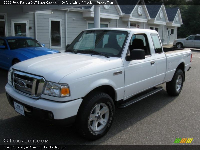 Oxford White / Medium Pebble Tan 2006 Ford Ranger XLT SuperCab 4x4